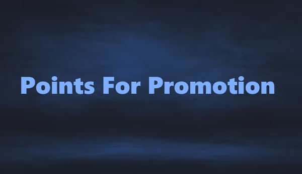 Points for Promotion Banner